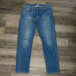 Seven for All Mankind Denim Jeans Inseam 27”, Size 27